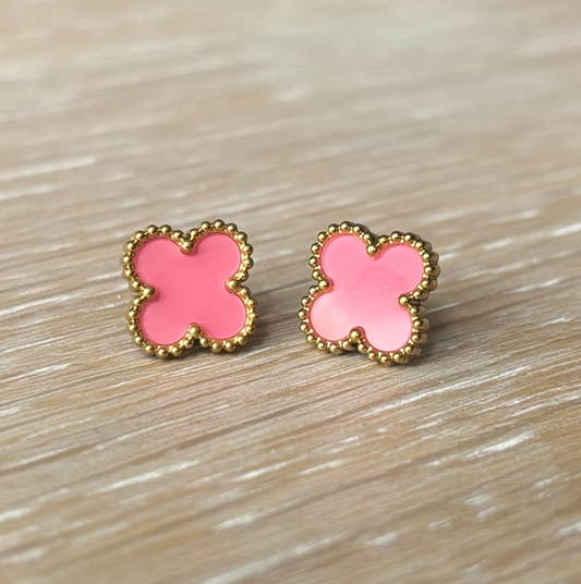 Vixen Clover Earring (Pink)