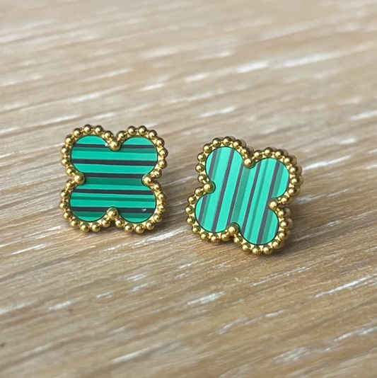 Vixen Clover Earring (Emerald)