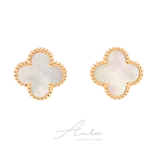 Vixen Clover Earring (white)